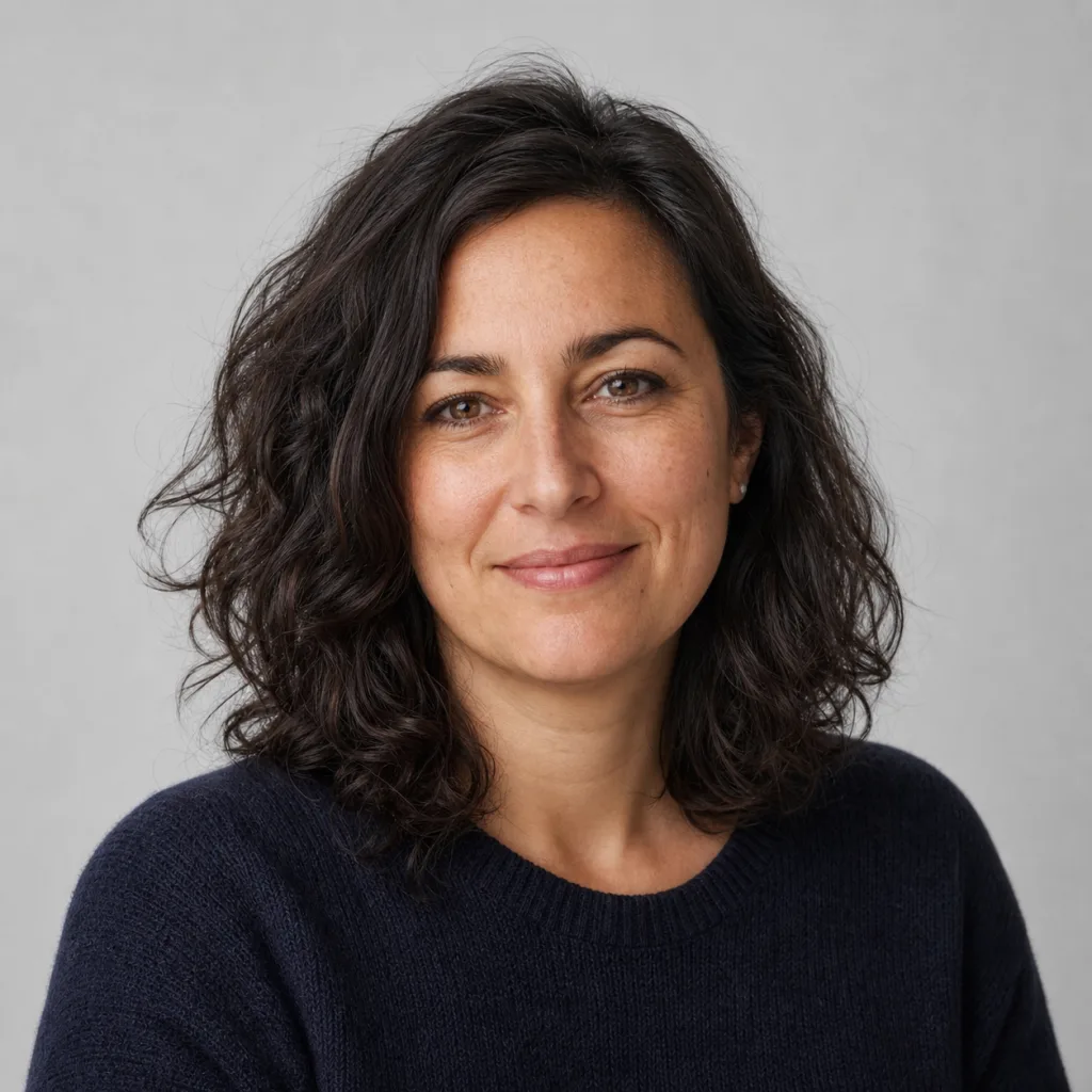 Studio portrait of Emilia Rossi, partnerships lead.