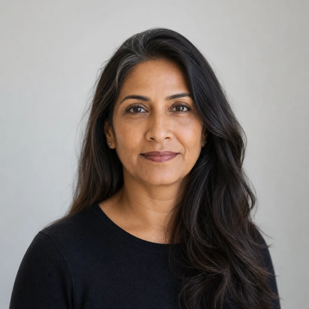 Studio portrait of Ivalu Petersen, director of community partnerships.