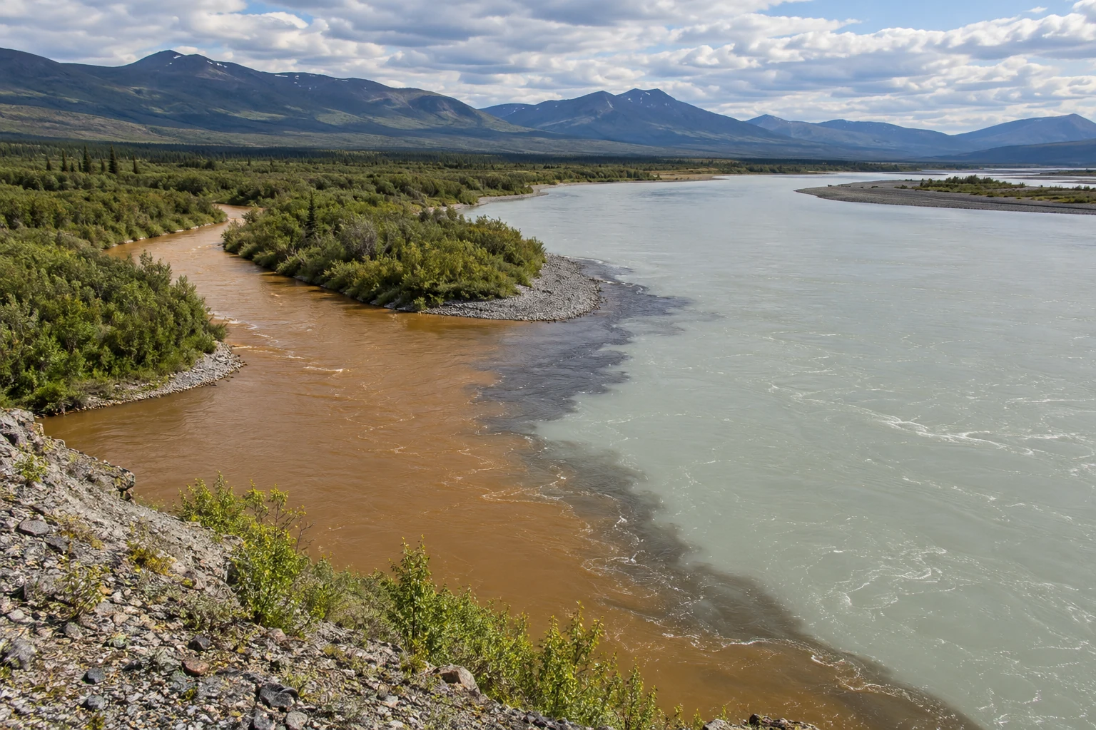 The muddiest water may not carry the most sediment